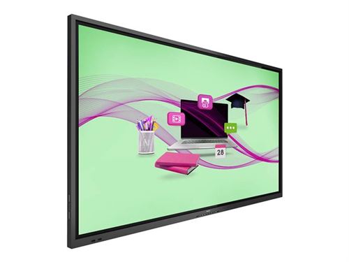Philips Clair 65Bdl4052e - Classe De Diagonale 65 (64.5 Visualisable) - E-Line Écran Lcd Rétro-Éclairé Par Led - Signalétique Numérique Interactive - Avec Écran Tactile (Multi-Touches) - Android - 4K Uhd (2160P) 3840 X 2160 - Neuf - Image 4
