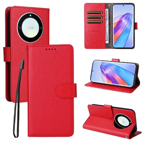 Étui Portefeuille Pour HTC Desire 22 Pro - Noir, Similicuir, 3 Fentes Cartes, Protection 360° - Neuf