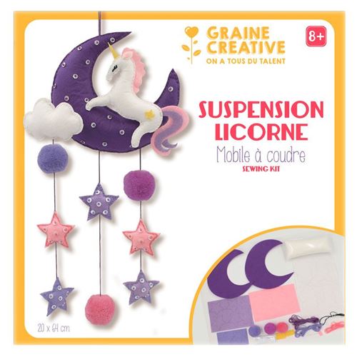 Graine créative Je fabrique mon mobile bébé - Monde marin coffret