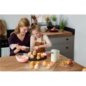 KitchenAid 5KHMB732EAC - Batteur à main sans fil - 16 Watt - crème
