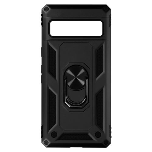 Coque pour Google Pixel 7 Ultra Rigide Bague Support Avizar noir