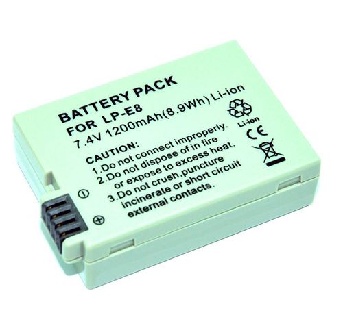 LP-E8 Batterie avec infochip pour Canon EOS 700D
