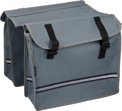 Dunlop sacoche double gris 26 litres