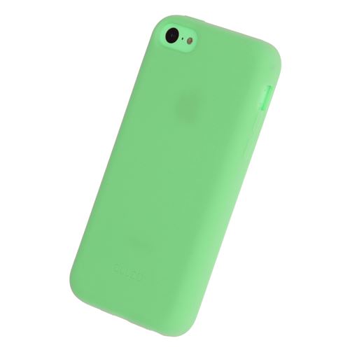 doupi TPU Case PureColor Étui pour iPhone 5C housse de protection Matte Case caoutchouc mat couleur unie vert