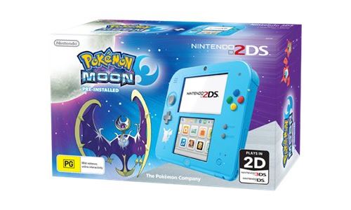Console Nintendo 2DS + Pokémon Lune Préinstallé