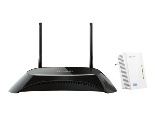 TP-LINK H5 KIT AV500 Hybrid WiFi Starter Kit - routeur sans fil - 802.11a/b/g/n - Ordinateur de bureau
