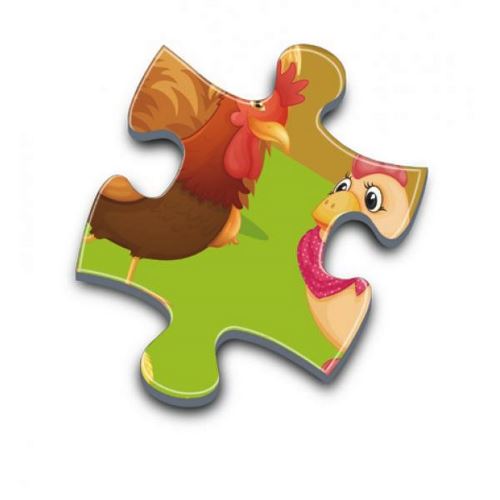 Djeco - Puzzle maxi géant honoré et ses amis, Livraison Gratuite