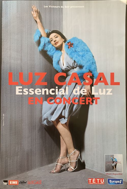 Luz Casal - Essencial de Luz - En Concert - 40x60cm - Affiche