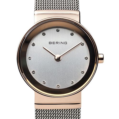 Bering Montre Femme, Mixte 10126-066 Argent, Blanc