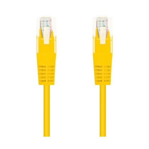 Nanocable 10.20.0400-Y - Câble de réseau CAT6 UTP (0,5 m) couleur jaune