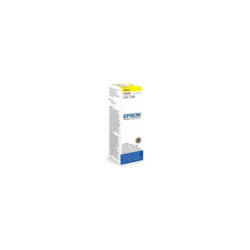 Epson T6644 - 70 ml - jaune - original - recharge d'encre - pour Epson L386; EcoTank ET-2600, 2650, L121, L1455; EcoTank ITS L3050, L3060, L3070
