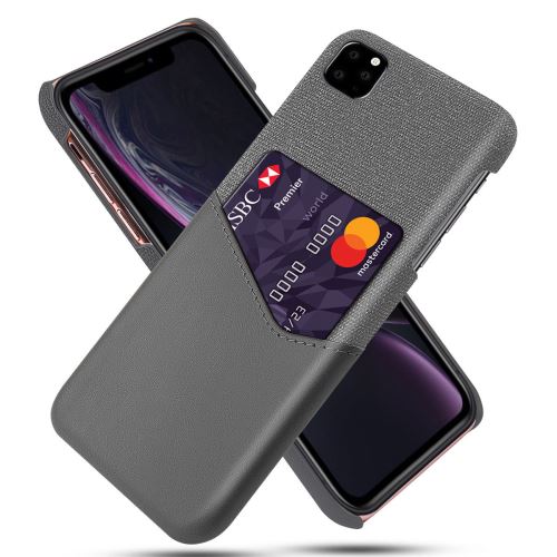 Coque de protection avec fente carte pour Apple iPhone 11 Pro 5.8 - Gris