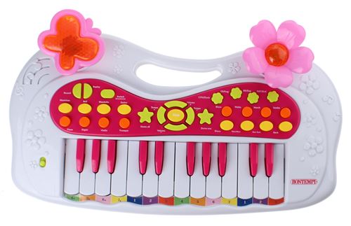 Bontempi clavier iGirl avec 24 touches filles blanc / rose 35 cm 35 cm