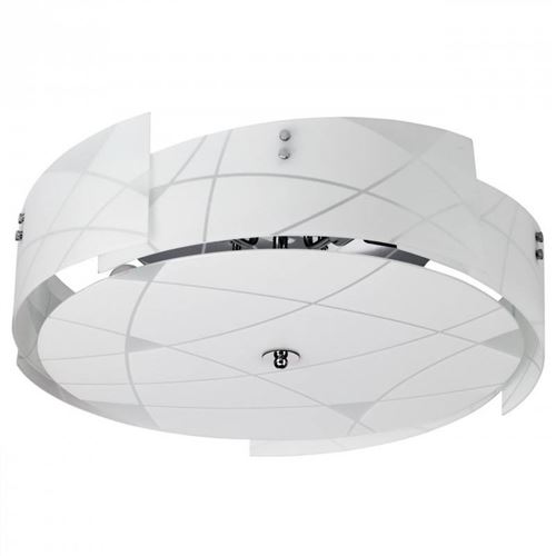 Paris prix - plafonnier métal 20cm 'oméo' blanc