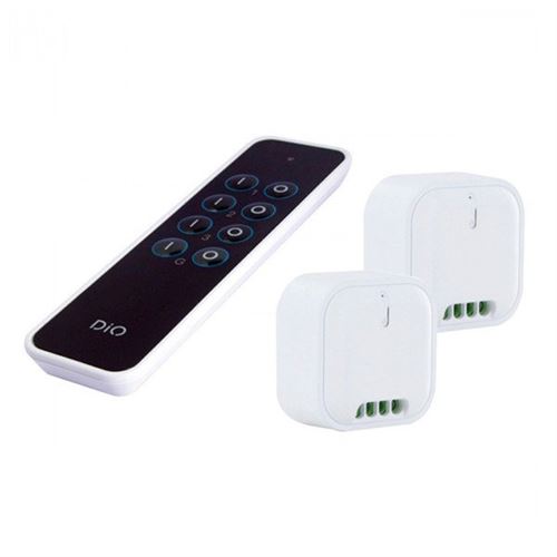 Kit télécommande 3 canaux + 2 modules volets roulants Chacon (ref: 54852) - Chacon - 54751 54852 DIV006543