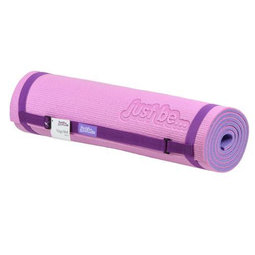 Tapis de yoga 180 cm en mousse 10 mm just be...® Rose/Violet