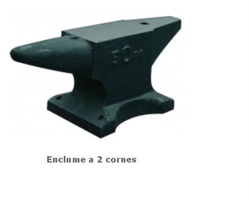 Outifrance – Enclume 2 cornes en fonte acier 5 Kg Longueur 24 cm
