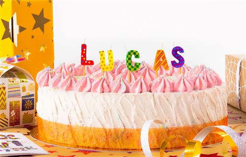 Bougies D Anniversaire Prenom Lucas Article De Fete Achat Prix Fnac