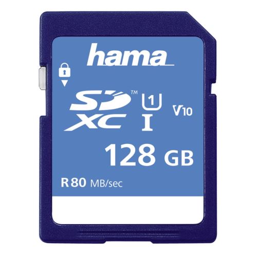 SDXC 128 GB classe 10 UHS-I 80 MB/s