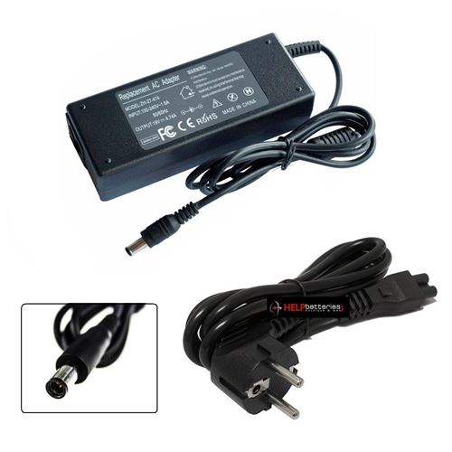 Chargeur et câble d'alimentation PC VISIODIRECT Adaptateur alimentation  chargeur pour ordinateur portable samsung np-r719 np350e7c-s0afr  np350e7c-s0bfr np-r780 np-r719e np-rv711 rv720