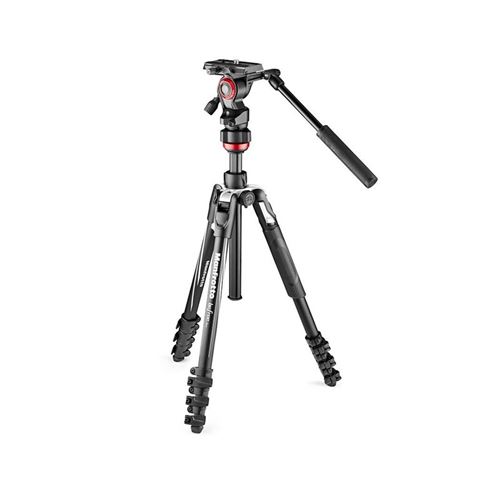Manfrotto Argent Mvkbfrl-Live Trépied Caméras Numériques 3 Pieds Noir, - Neuf - Image 3