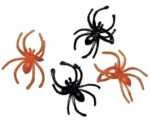 Amscan bagues araignées 4,5 x 2 cm noir/orange 30 pièces