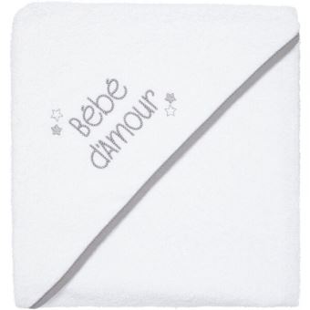 Cape De Bain Xl 100 X 100 Cm Bebe D Amour Babycalin Gants Sorties De Bain Serviettes Achat Prix Fnac