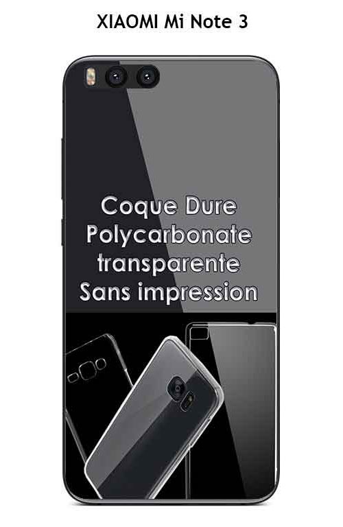 Onozo - Coque XIAOMI Mi Note 3 Transparente (coque dure)