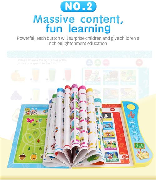 Livre Interactif Qumox Apprentissage Jouets Éducatifs pour enfant - Autres  - Achat & prix