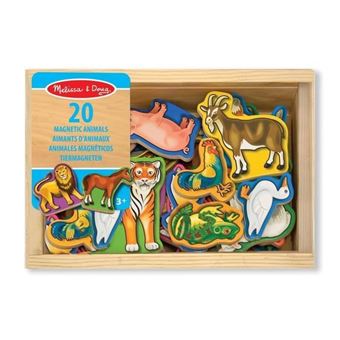 MELISSA + DOUG 21 Aimants Animaux En Bois