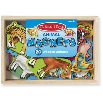 MELISSA + DOUG 21 Aimants Animaux En Bois