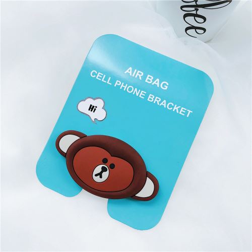 Support de téléphone mignon de bande dessinée universelle Singe en silicone