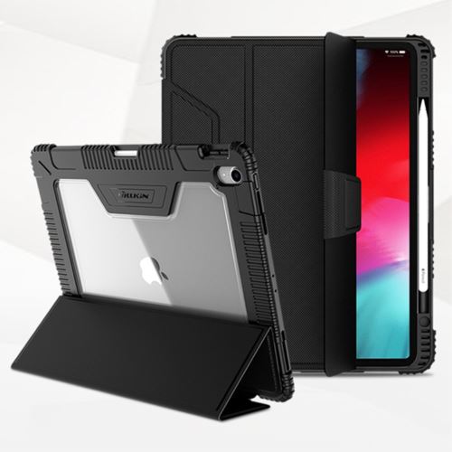 Etui en PU tpu importé et matériaux noir pour votre Apple iPad Pro 12.9 pouces (2018)