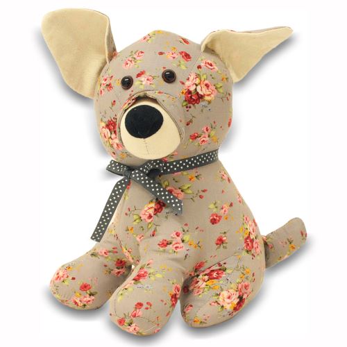 Riva Home Floral Dog - Arrêt de porte (Taille unique) (Gris) - UTRV421