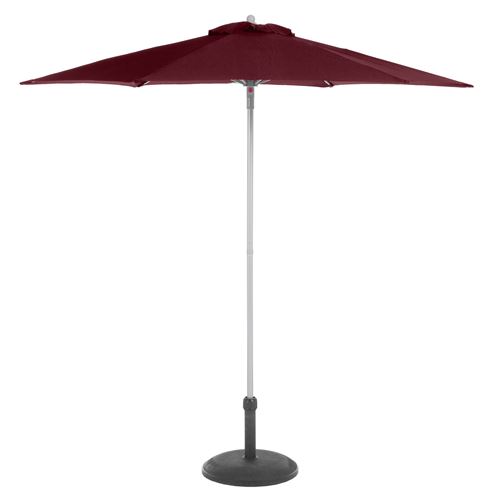 Parasol droit rond Anzio - Diam. 230 cm - Bordeaux