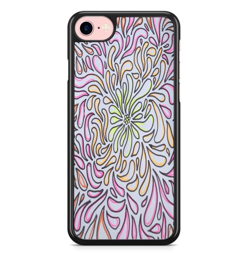 Coque Fifrelin pour iPhone 7 PLUS et iPhone 8 PLUS Motif goutes couleurs Fleurs