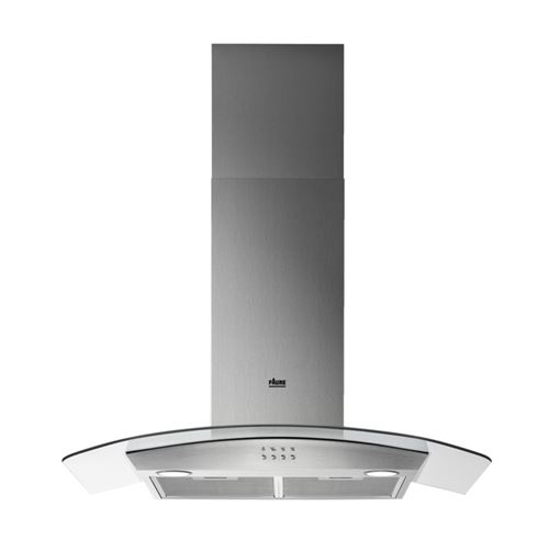 Faure FHC97551X - Hotte - hotte décorative - largeur : 90 cm - profondeur : 50 cm - evacuation & recyclage - inox