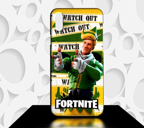 Coque compatible pour Samsung Galaxy A10 Fortnite Battle Royale 007