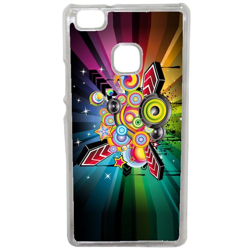 Coque Tag Music Compatible Huawei Mate 9 Lite Transparent