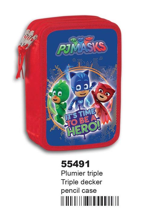 Montichelvo 3628729031 – Trousse triple PJ Masks