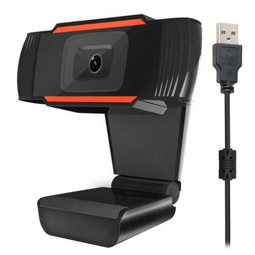 (#142) 12.0 Mega Pixels HD 360 Degree WebCam USB 2.0 PC Camera with Microphone(Orange)
