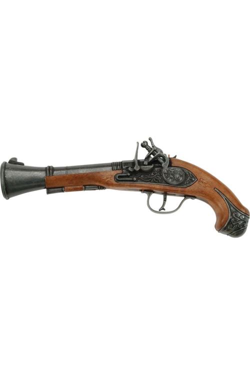 Pistolet en métal et plastique - Spécial - Tromblon pirate : 27 cm