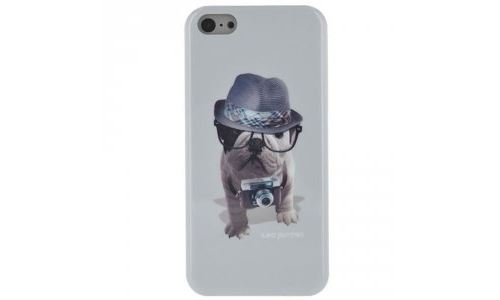 Coque rigide teo jasmin reporter crème pour iPhone 5/5s