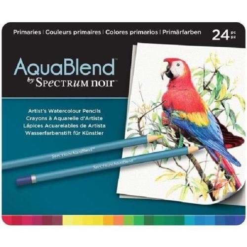 Spectrum noir lot de 24 crayons aquablend essentials acn080