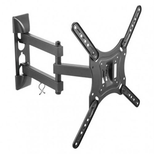 TooQ LP6055TN-B Support Mural d'écran Plat métallique Rotatif et Inclinable pour Moniteur/TV/LED de 23 à 55 Noir