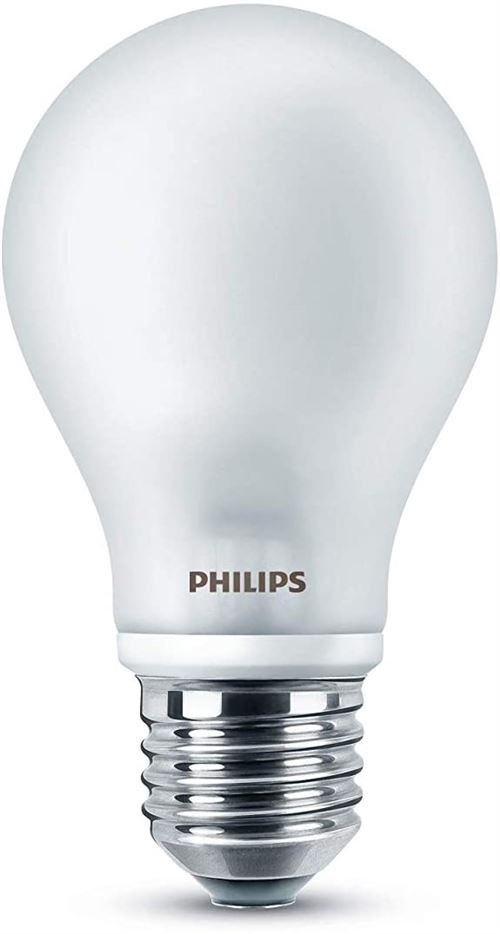 Philips ampoule LED E27 7W Equivalent 60W Verre Blanc froid [Classe énergétique A++]