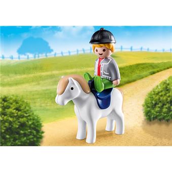 Playmobil 1.2.3 70410 Garçon avec poney