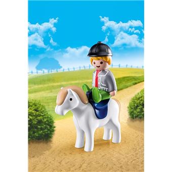 Playmobil 1.2.3 70410 Garçon avec poney