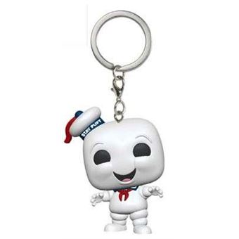 SOS Fantômes - Porte-clés Pocket POP! Vinyl Stay Puft 4 cm