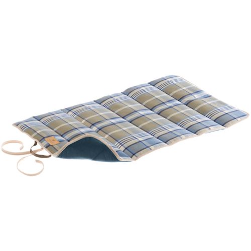 Comparer les prix de Ferplast Couverture pour chiens et chats HAMILTON 70, matelas lit pour animaux, double-face, écossais, lavable, 65x40 cm, bleu